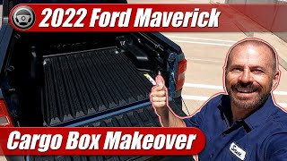 2022 Ford Maverick Cargo Box Makeover [upl. by Dutch]