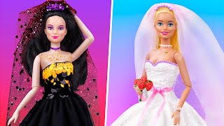 12 DIY Barbie Hacks and Crafts  Doll Wedding Ideas [upl. by Waiter]