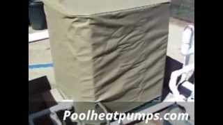 Winter Cover on Electric Swimming Pool Heat Pump [upl. by Borek]