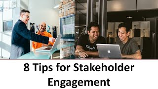 8 Tips for Stakeholder EngagementUrduHindi [upl. by Aerahs398]