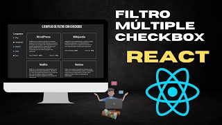 Cómo filtrar múltiples checkboxs utilizando REACT  Práctica [upl. by Eirhtug574]