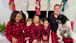 Christmas traditions with our Interracial Kids 🎄 Family Vlog [upl. by Hsreh699]