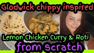 Glodwick Chippy Oldham inspired Lemon Chicken Curry made from scratch sarahs uk graveyard home cook [upl. by Ave]