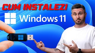 CUM INSTALEZI WINDOWS 11  TUTORIAL COMPLET În Română [upl. by Macomber]