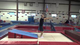 HOW TO LEARN A BACK DROP ON TRAMPOLINE  TUTORIAL  Gymnastics Cheer Cheerleading How To Do [upl. by Adikam]