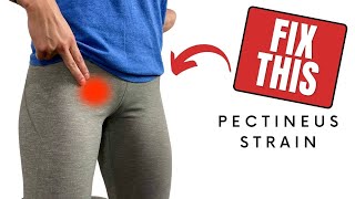 How To Stretch A Pectineus Muscle Strain For Pain Relief [upl. by Ahsikat]