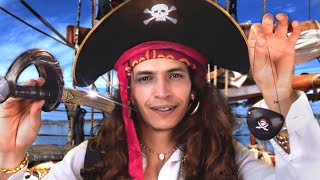 ASMR 🏴‍☠️PIRATA te hace asmr☠️ Roleplay en español  Spit painting atención personal susurros [upl. by Enoek]