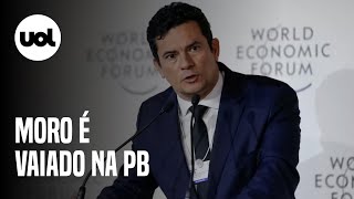 Moro é recebido com vaias e gritos de traíra em João Pessoa na Paraíba [upl. by Eeliah]