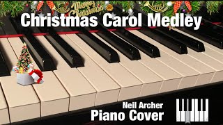 Medley Of Christmas Carols  Piano Cover  Solo Piano [upl. by Itsyrc992]