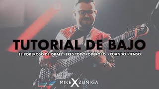 Tutorial de Bajo OFICIAL  El Poderoso de IsraelEres TodoPoderosoCuando Pienso  Miel San Marcos [upl. by Niassuh]