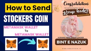 How to Send Stockers Coin  Metamask Wallet to Metamask Wallet [upl. by Tedder]