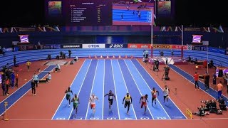 Indoor Athletics championships Belgrade 2022  All Heat 60M athletics [upl. by Jestude]