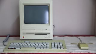 Apple Macintosh SE Startup with HD Sound [upl. by Gneh915]