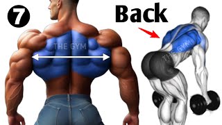 Back Workout At Gym  7 Effective Exercises [upl. by Nathalie]