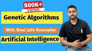 Genetic Algorithm in Artificial Intelligence in Hindi  Simplest Explanation with real life examples [upl. by Sharity]