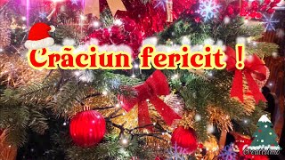 🎀SĂRBĂTORI FERICITE 🎄 CRĂCIUN FERICIT ⛄LA MULȚI ANI  Felicitări urări și mesaje de Crăciun [upl. by Anevad]