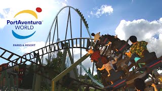 Tremor  PortAventura  Intamin ATV Family Launch Coaster  NoLimits2 [upl. by Narrat]