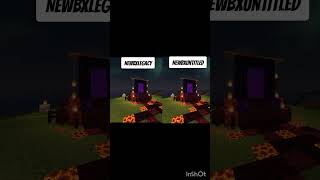 NEWB X LEGACY VS NEWB X UNTITLED SHADERS FOR MCPE minecraft [upl. by Ahsaet]