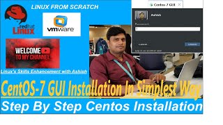 CentOS7 GUI Installation Step By Step English Version  Lec04 [upl. by Kone]