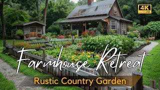 Rustic Farmhouse Garden Ideas Integrating Countryside Charm and Tranquility into Your Outdoor Space [upl. by Einnaj]