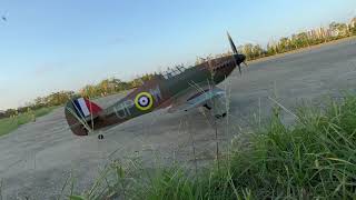 Dynam Hawker Hurricane first flight [upl. by Dnumyar]