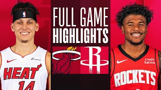 HEAT at ROCKETS  NBA PRESEASON FULL GAME HIGHLIGHTS  October 20 2023 [upl. by Molloy]