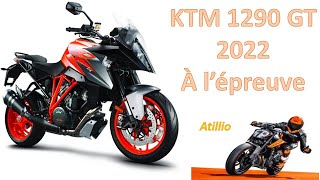 Je teste la KTM Super Duke 1290 GT 2022 sur tous les terrains La pluie en ville sur autoroute [upl. by Bilbe47]