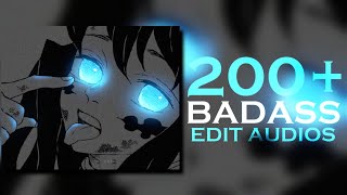 200 badass edit audios because you need them💖🔥 [upl. by Ranit]