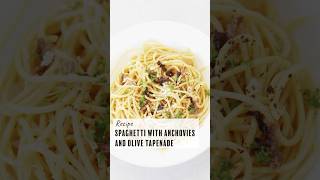 Recipe Spaghetti with Anchovies amp Olive Tapenade [upl. by Windy]