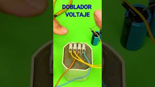 🔴Un Sencillo Circuito Doblador de Voltaje con Material Reciclado shorts [upl. by Aoh10]