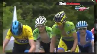 INCREIBLE BATALLA Contador Vs Froome – Dauphiné 2014 NotiCiclismo [upl. by Aninahs]