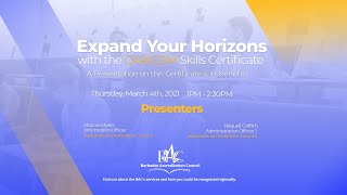 The Barbados Accreditation Councils CARICOM Skills Certificate Webinar for Cultural Practitioners [upl. by Etnoid573]