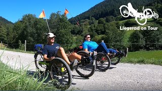 Liegerad on Tour quer über den Schwarzwald auf dem Kinzigtal Radweg Recumbent Trike Tour [upl. by Weatherley161]