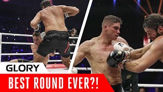 The EPIC 2nd round between Rico Verhoeven and Jamal Ben Saddik at COLLISION 3 [upl. by Divd578]