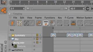 Tip  27 Adding Sound in Cinema 4D [upl. by Bethany]