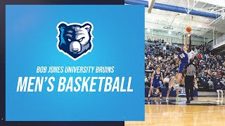 BJU Bruins vs Huntingdon University Hawks  Mens Basketball [upl. by Bullough]