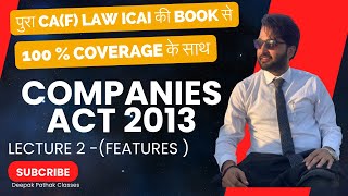 FREE CA Foundation Business Law Online Classes  Companies Act 2013 l Lecture2 l Deepak Sir [upl. by Pietje723]