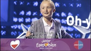 Dominik Arem  Waterloo  Szansa Na Sukces SF2  JESC 2024 [upl. by Dave]