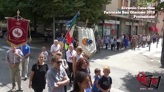 Rivarolo Canavese  Patronale San Giacomo 2019 Processione [upl. by Annav]