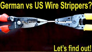 German vs US Wire Strippers Knipex Klein Irwin Kobalt Craftsman Ideal Neiko Horusdy Dowell [upl. by Audras]