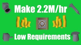 OSRS Make 22Mhr with Low Requirements  Oldschool Runescape Money Making Method [upl. by Nottage475]