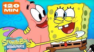 120 MINUTES of SpongeBob amp Patrick 💛💖  SpongeBobOfficial [upl. by Danete]