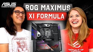 LANÇAMENTO  Placa mãe ROG Maximus XI Formula com refrigeração líquida integrada ao VRM [upl. by Gilud]