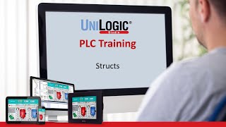 PLC Training Structs  UniLogic for UniStream programmable controllers by Unitronics [upl. by Jelks]