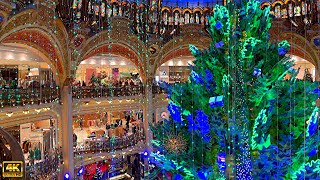 Vitrines de Noël 2023 Galeries Lafayette Printemps  Christmas in Paris [upl. by Tabbatha39]