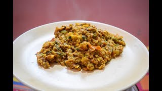 साध्या सोप्या पद्धतीचे वांग्याचे भरीत  Vangyache Bharit  Baingan Bharta  Maharashtrian Recipes [upl. by Enitsirt]