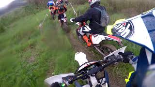 Enduro Toscana Moto cavalcata VolterraFollonica 2019  Parte iniziale in 4K [upl. by Maurizia201]