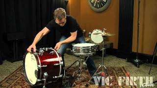 Beginner Drumset Lessons Intro 4  Setting Up the Kit [upl. by Trude]