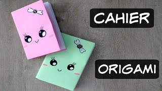 Mini Cahier en Origami [upl. by Minni258]