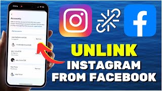 How To Unlink Instagram From Facebook [upl. by Animsay]